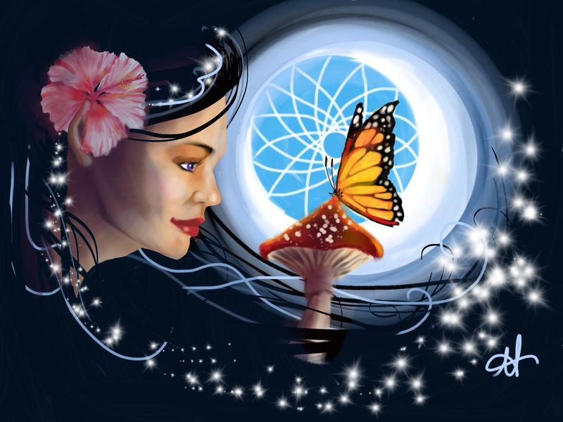 Illustration for article titled Butterfly magic! Another art video :D